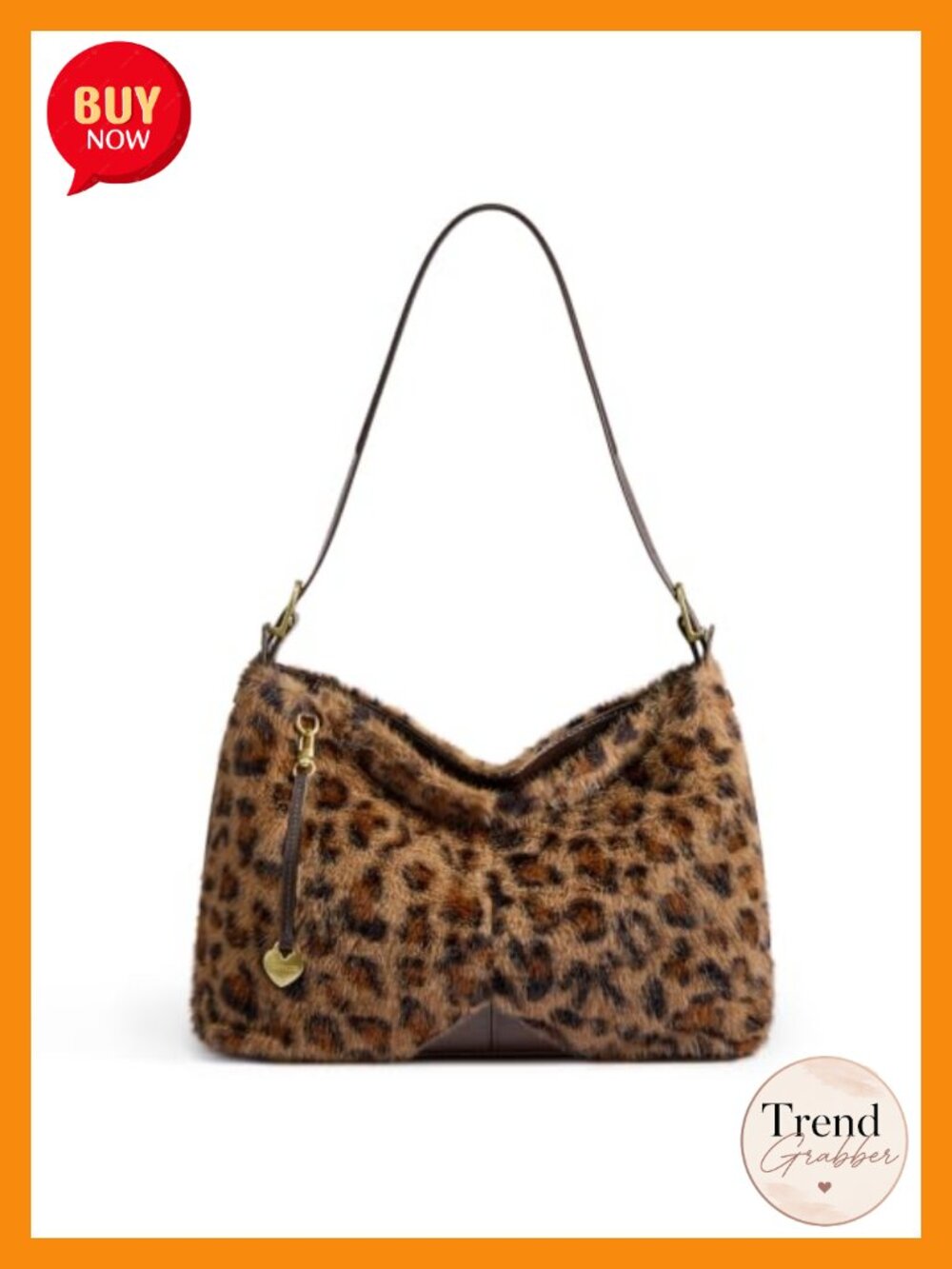 Faux Leather Hobo Bag Adjustable Strap Zip Tote Handbag Gift Box